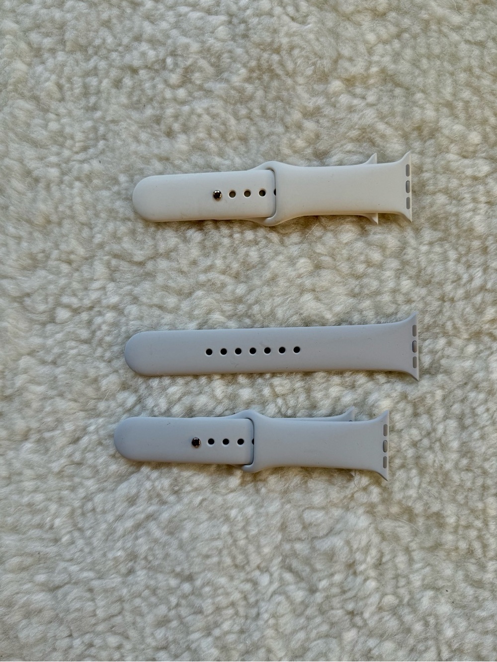 Apple Watch Bands - Light grey and cream